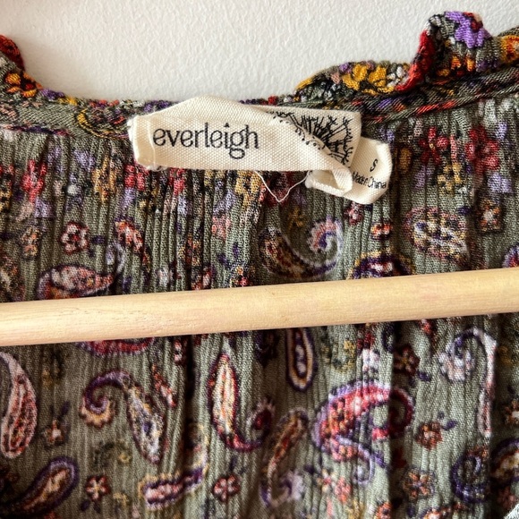 Everleigh Multicolor Bohemian Blouse S - Picture 3 of 8